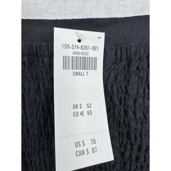 Abercrombie & Fitch Linen Blend Wide Strap Mini Dress Small T Old Money NWT - Picture 7 of 9